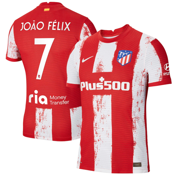 Camiseta Atlético De Madrid João Félix 7 1ª Kit 2021 2022